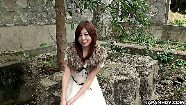 Airi loves being naughty and she loves to show off her hairy pussy
