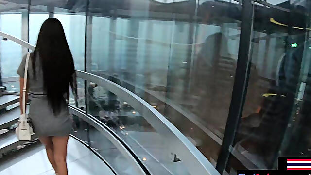 Bubble Butt Asian Gf Day Out And Fucking Boyfriend Once Back Home