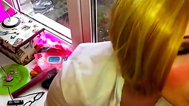 Creampie lustful swallows a penis milf anal blowjob