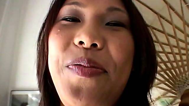 Asian cock sucking babe gets her tight pussy fingered