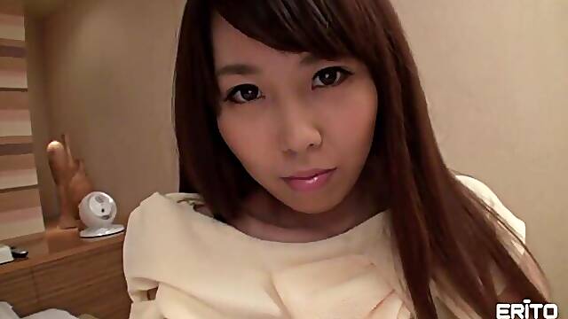 Sensual brunette chick Saori is enjoying intensive penetration