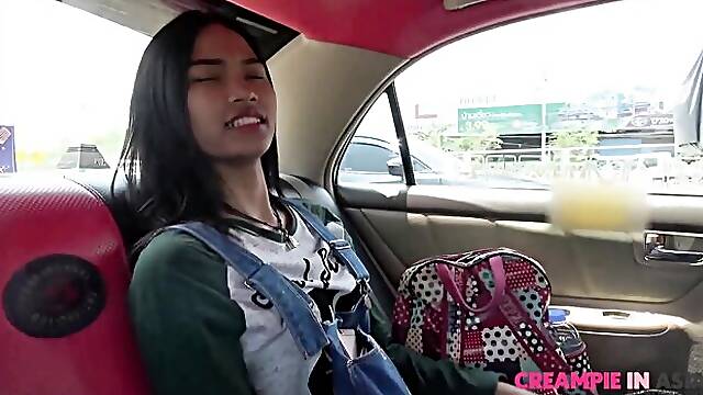 Creampie In Asia featuring Bangkoks thai trailer