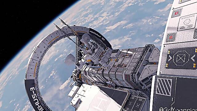 Hot japanese babe gets fucked hard on orbital space station