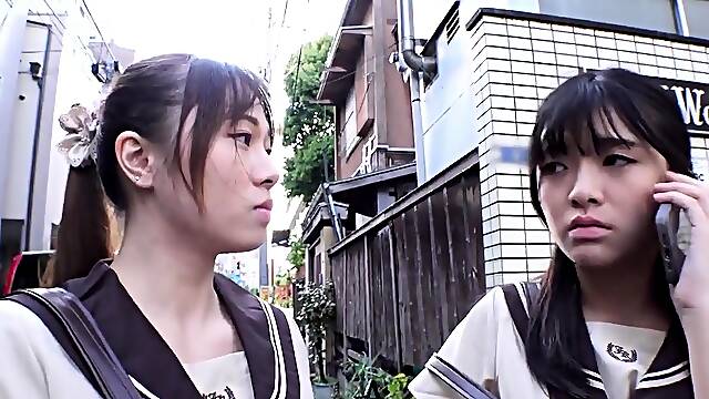 Nice teen is a hot Japanese AV Model into group sex