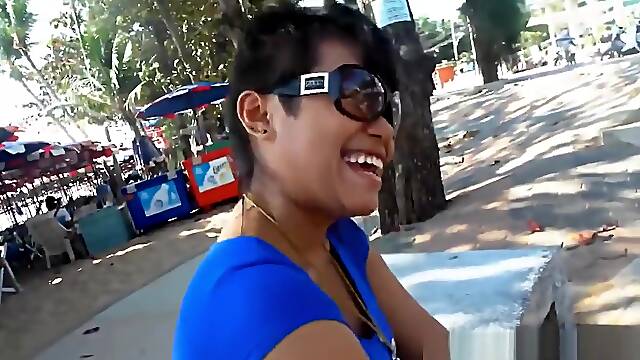 Thai hooker picked up and raw dogged hard