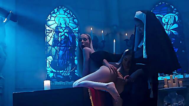 Corrupted Convent Riding - Kyoko Shelena Futa Sex - Nata Gold
