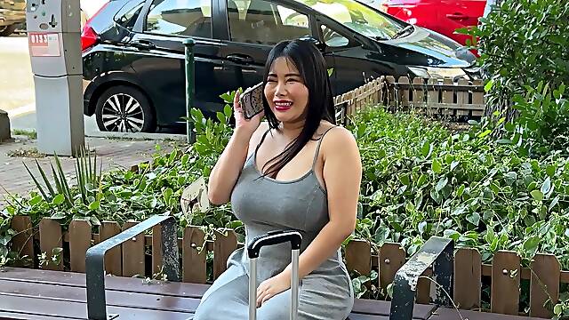 Mion Hazuki gets her chubby body fucked with power