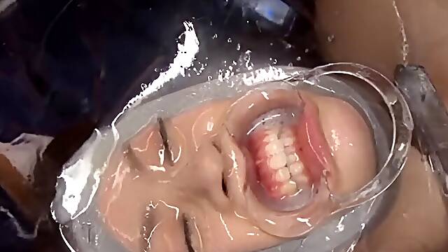 Hardcore bondage with Ichika Kuroki mouth wide open pouring cum, Ichika Kuroki is a cute and sexy fresh girl with a ball gag stuck to her mouth. Hardcore bondage action goes down as she crawls on...