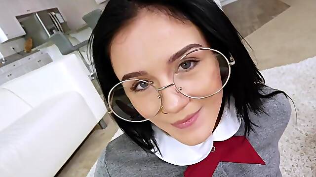 Juices Are Flowing As She Rubbs Her Muff - Rosalyn Sphinx