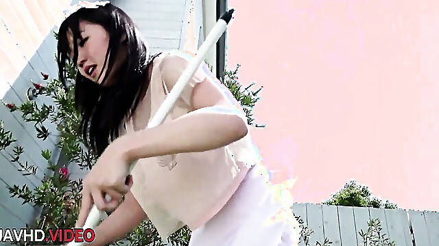 Unforgettable Amateur Action Show Featuring an Intense Japanese Maid with Perky Tits