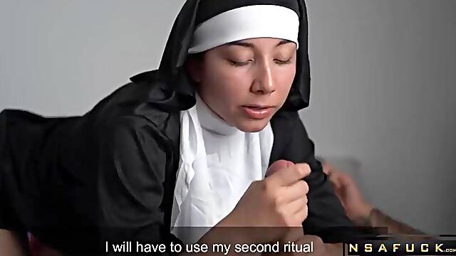 Naive Nun is Tricked by WhatsApp and Exorcises a Cock p1
