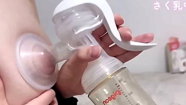 Japanese breast-pump demonstration