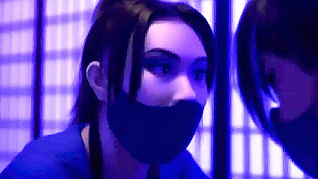 Sexy Big Boobs Asian Ninja Got Gang Banged By Dick Tectacle Demons