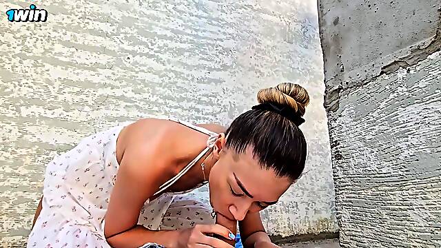 Anal creampie streets, nasty Asian mummy ride - XX!