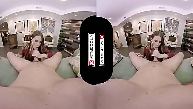 Cherry Kiss gets her tight ass fucked hard in VR