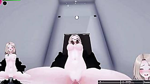 She loves to get naked in public places and this is what it led to 3D
