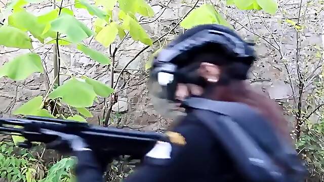 Female Soldier Vs Robot Invasion (another Version)