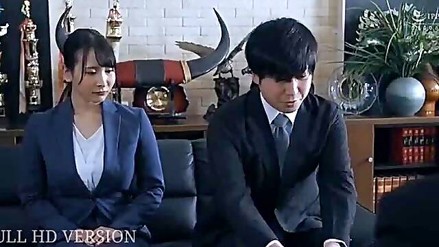 Married Secretary, Creampie Sex In The Presidents Office