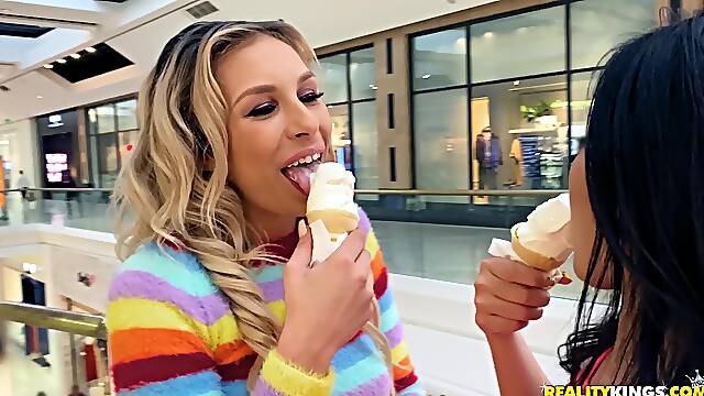 Stunning lezzies aphrodisiac sex clip