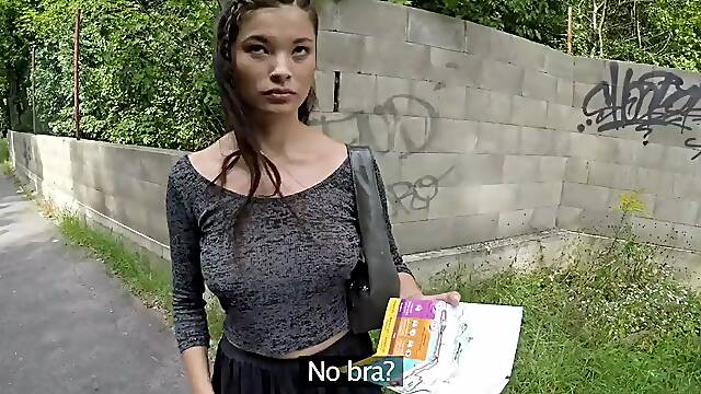 Public Agent Lost Tourist Drilled outside below a Bridge