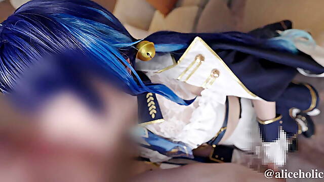 Vtuber Cosplay offpako sex hentai video.
