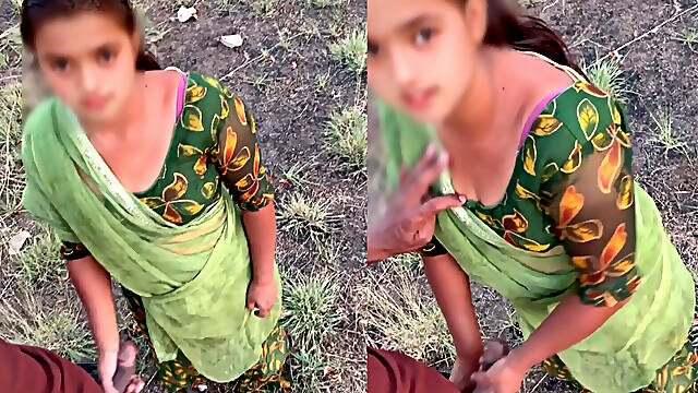 Village bhabhi fucked by Daver in outdoor Jungle xx video, desi bhabhi sex in Jungle hindi audio