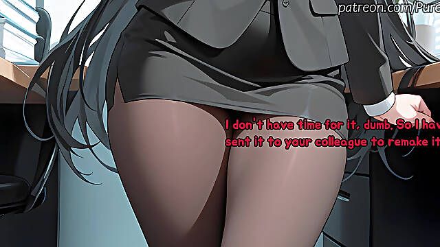 You fix another mistake with your large cock in Boss Rios office (Sex JOI)