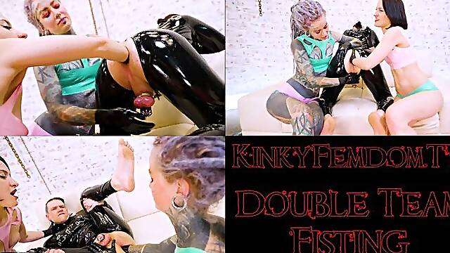 Tag Team Fisting 4K ft Anuskatzz Miss Flora Maz Morbid #fisting #femdom @mazmorbidfetish