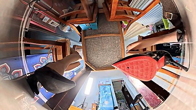8K VR360 MARTINA LINGLINGs office crushes FEMDOM dwarfs