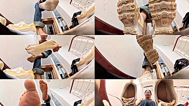 Giantess LELE shoes and socks POV trample on you
