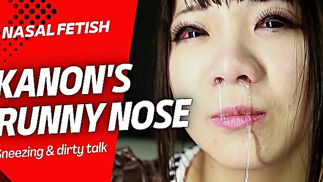 First-person Seductress: Dirty Talk, Nose Exploration, Sneezing, and Runny Nose Cascade