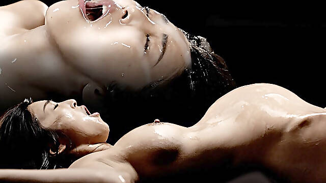 Emiri Momota Cumflation - Asian Babe Taking Load After Load of Cum Inside Her Pussy and Belly