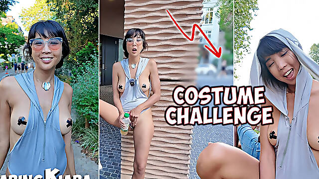 Exhibitionist Japanese Girl Flashes and Masturbates in Public