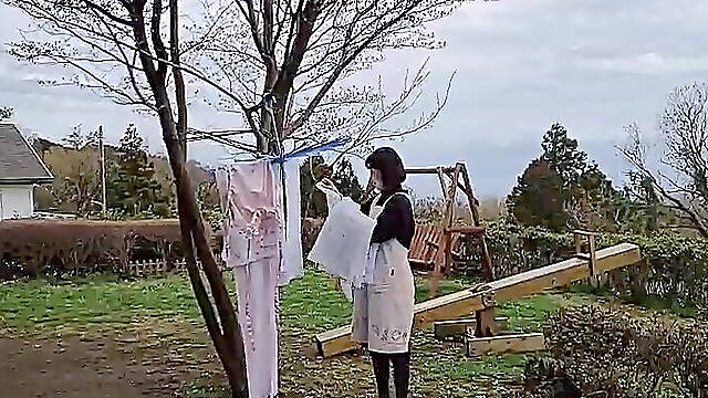 Stepmom Takes in the Laundry