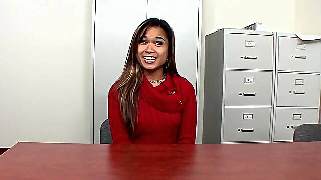 Asian Nipsy Doll's perfect nipples tease in a blowjob frenzy